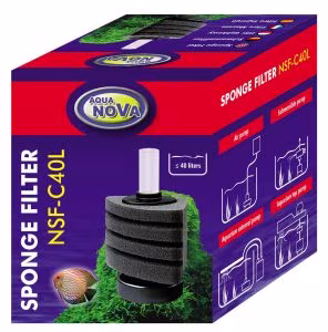 Filtre exhausteur d'angle nano aquarium 10 à 40 litres - NSF-C40L