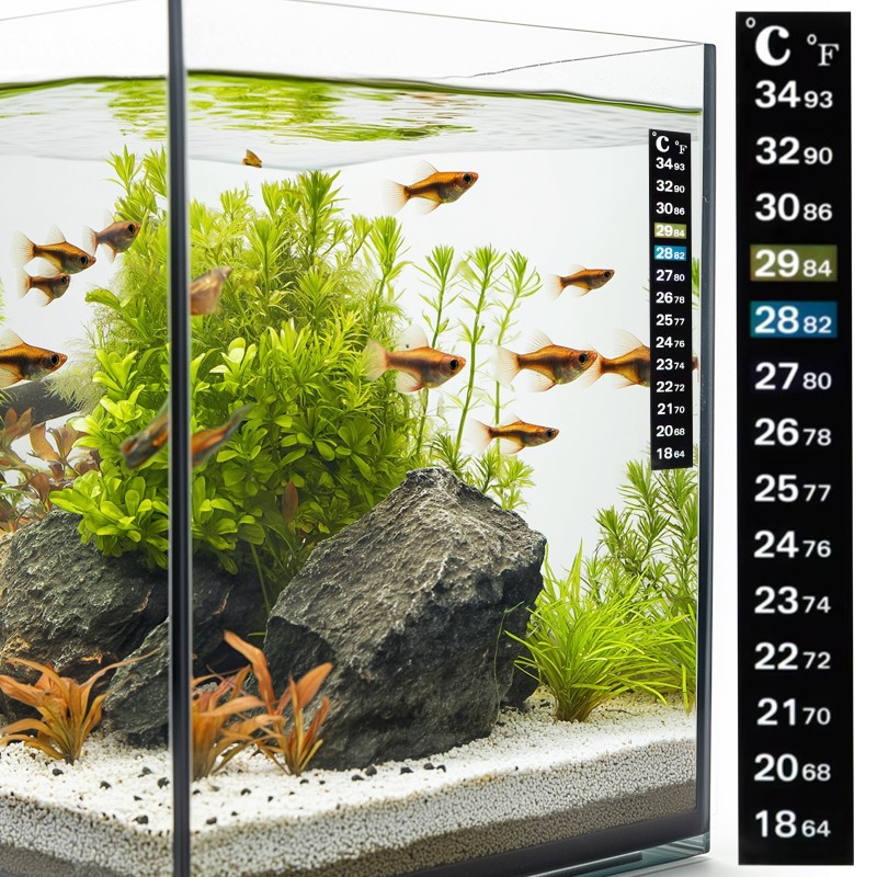 Thermomètre aquarium à coller - 18 à 34°C - Kruger Meier – Image 3