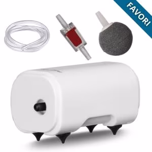 Kit pompe à air aquarium simple Kruger Meier - 180l/h