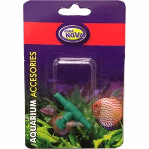 Robinet réglable simple sortie Aqua Nova – Contrôle précis du débit d'air en aquarium