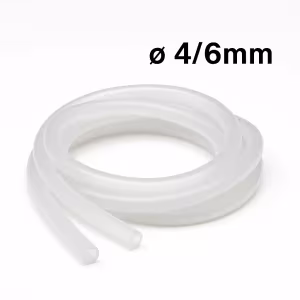 Tuyau air pour aquarium en silicone - 4/6mm - vendu au mètre