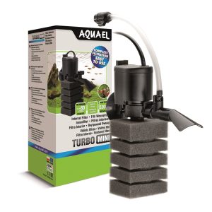 Filtre interne pour aquarium de 10 à 80 litres - Aquael Turbo MINI - Fabriqué en Europe - Livraison offerte à partir de 35 euros