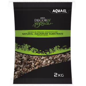 Gravier multicouleur naturel Aquael moyen - 3 à 5 mm - 2kg