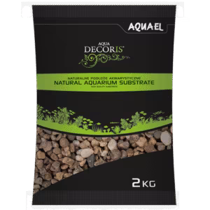 Gravier multicouleur naturel Aquael gros - 5 à 10 mm - 2kg