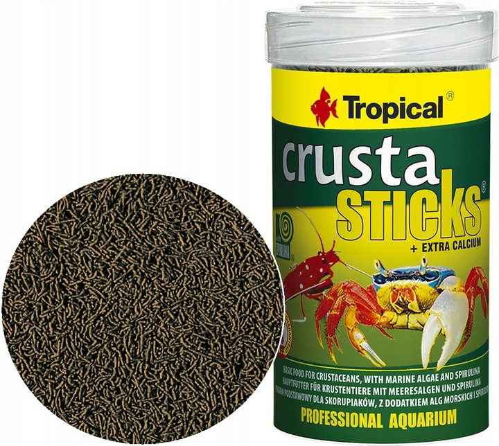 Tropical Crusta Sticks - Batonnets pour crustacés d'aquarium - 100ml/70g
