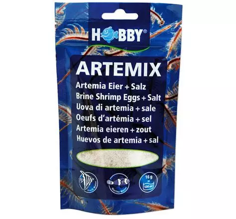 Artemix Hobby - mélanges d'œufs d'artémias et de sel pour éclosion - 195g