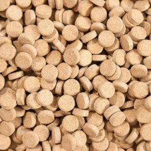 Glopex FD Tablets (50 g) – Aliment Complet Adhésif pour Poissons Omnivores