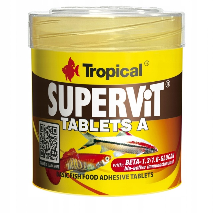 Tropical Supervit Tablets A – Pastilles Adhésives Universelles (50ml / 36g)