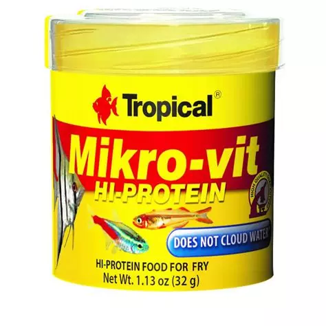 Tropical Mikro-Vit Hi-protein – nourriture pour alevins – 50ml/32g